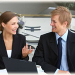 Flirten op het werk